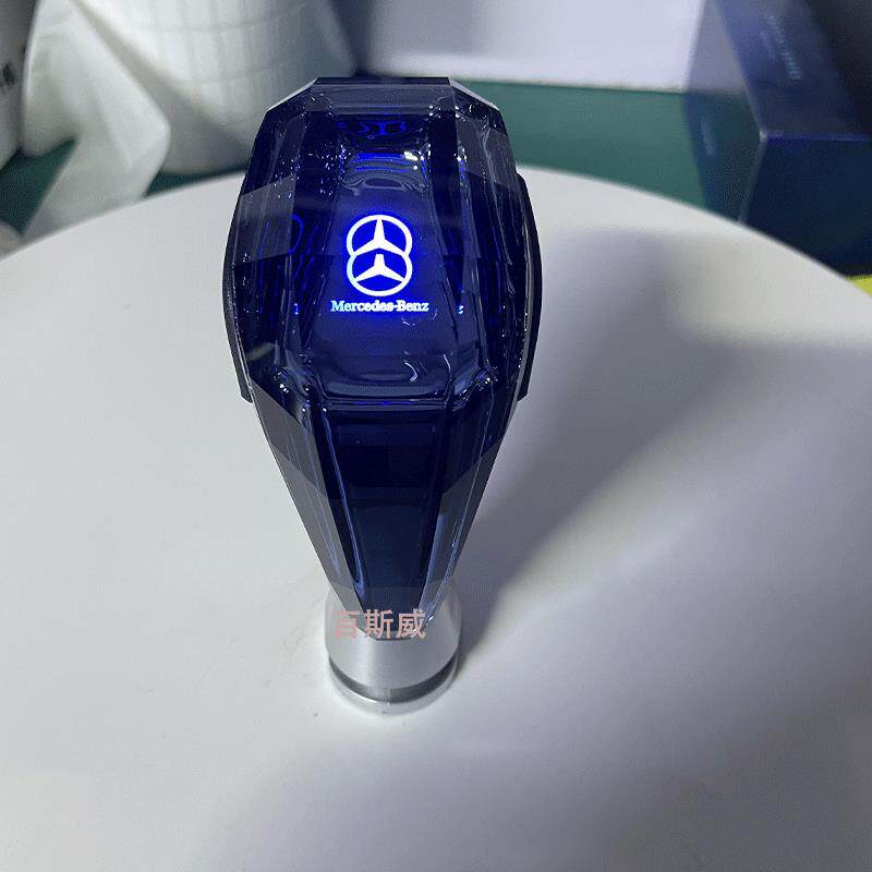 适配奔驰C200C260E260E300GLK300改装水晶档把头自动挡排挡头手球