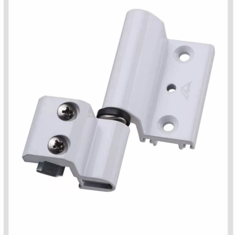 老式断桥铝平开上悬下合页总成