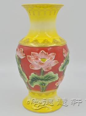 寺院居家花瓶陶瓷佛具用品