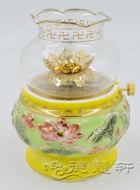 吉祥酥油灯寺院珐琅瓷