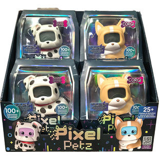 MGA Petz像素萌宠游戏机斑点狗柯基电子宠物互动游戏机玩具 Pixel