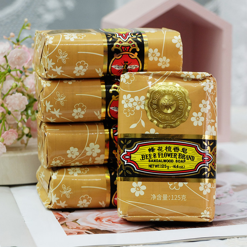 蜂花檀香皂玫瑰茉莉125g*5