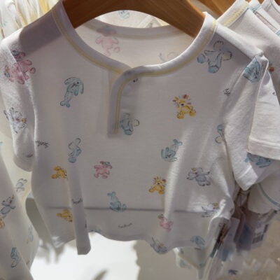 英氏婴儿连身衣四季哈衣宝宝睡衣家居服套装爬服软萌抱抱0S005A — 4
