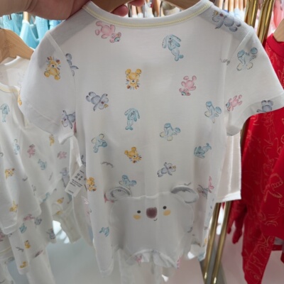 英氏婴儿连身衣四季哈衣宝宝睡衣家居服套装爬服软萌抱抱0S005A — 3