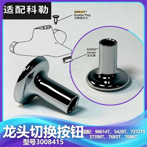 科勒淋浴龙头提拉头3008415