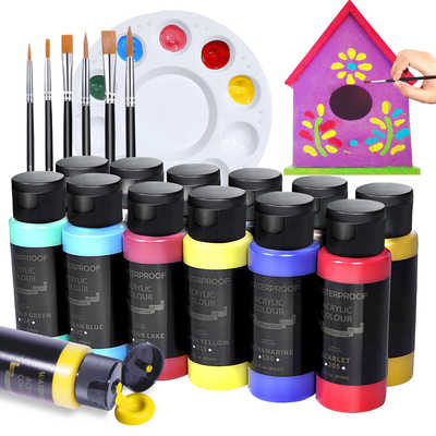 美术适用彩绘不透色涂鸦丙烯颜料