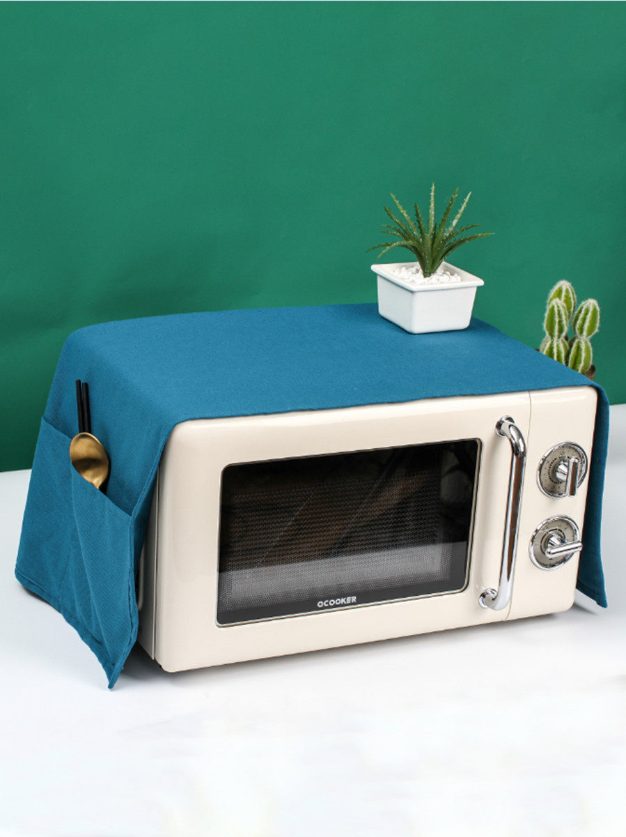 침대 옆 테이블 커버 유니버설 커버 작은 식탁보 사각형 수건 식탁보 먼지 커버 냉장고 커피 테이블 천으로 세탁기 순수 코튼