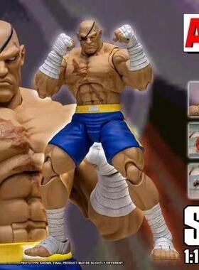 全新 Storm Toys 1/12街头霸王ZERO3 SAGAT维克托middot沙加特