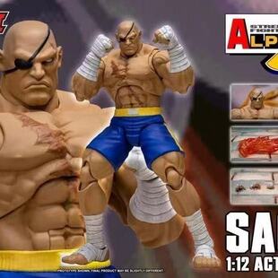 全新 Storm Toys 1/12街头霸王ZERO3 SAGAT维克托middot沙加特