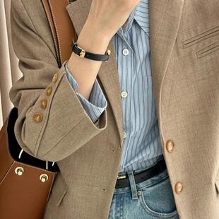 小西装外套女2024春秋新款超好看韩系休闲高级感小个子西服设计感