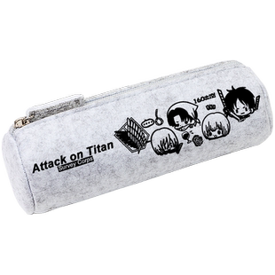 进击的巨人 周边 动漫二次元 笔袋 文具袋 利威尔 兵长 调查兵团