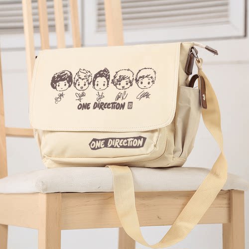one direction 周边 1D单肩包书包斜挎包包单向乐队明星Harry应援