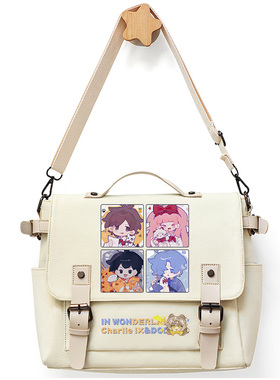 查九周边唐晓翼 虎鲨 墨多多谜境冒险同人帆布手提单肩包斜挎包女