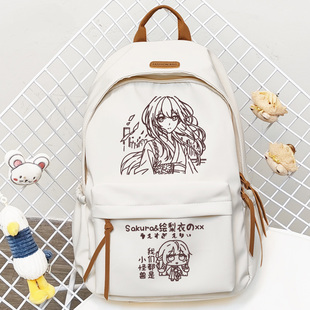 龙族卡塞尔之门周边上杉绘梨衣同人动漫女学生二次元双肩书包背包