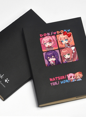 DokiDoki心跳文学部steam游戏周边yuri优里夏树 笔记本子记事簿