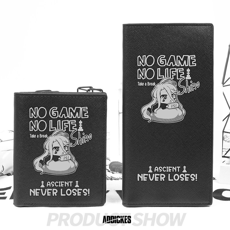 NO GAME NO LIFE游戏人生周边白同人动漫二次元学生钱包卡包男生