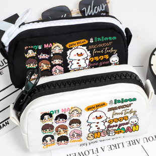 SNOWMAN雪人周边 目黑莲岩本照同人粉丝应援礼物女学生笔袋文具袋