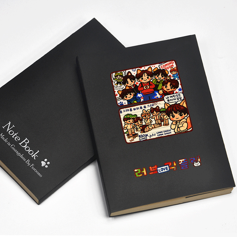 KICKFLIP组合周边张主汪李东玹崔旻帝男团卡通应援物笔记本记事薄