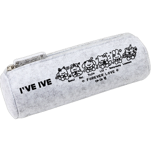 IVE 女团 周边同人 粉丝应援同款 张员瑛 安宥真 笔袋文具袋 收纳