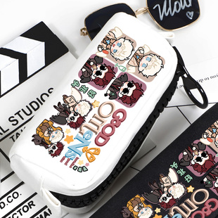 同人 Omens 应援周边克劳利 拉斐尔 笔袋文具盒 好兆头 收纳 Good