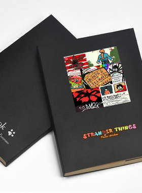 怪奇物语StrangerThings周边美剧卡通礼物欧美学生笔记本子记事簿