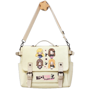 BLACKPINK 粉墨 周边 书包 单肩包斜挎包 明星应援礼物 智秀 Lisa