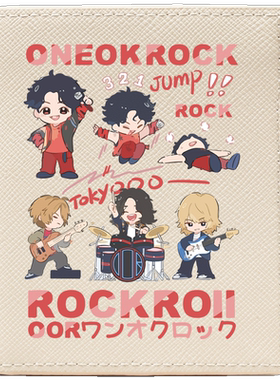 oneokrock摇滚乐队周边钱包短款