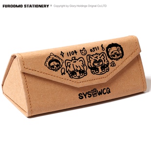 可爱莎头周边 孙颖莎王楚钦同人吧唧 同款 应援物 眼镜盒 文具盒