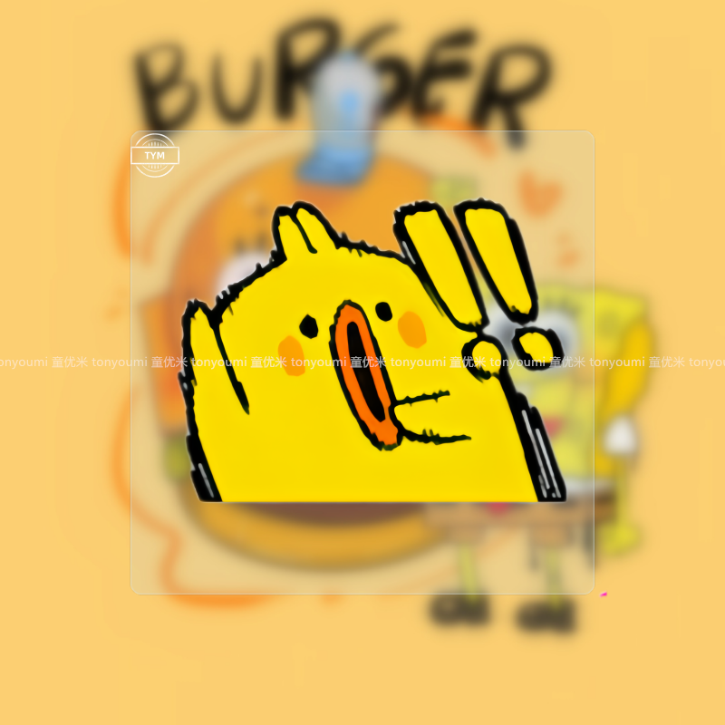 卡通搞笑惊讶小鸡车贴汽车摩托车电动车头盔笔记本行李箱装饰贴纸