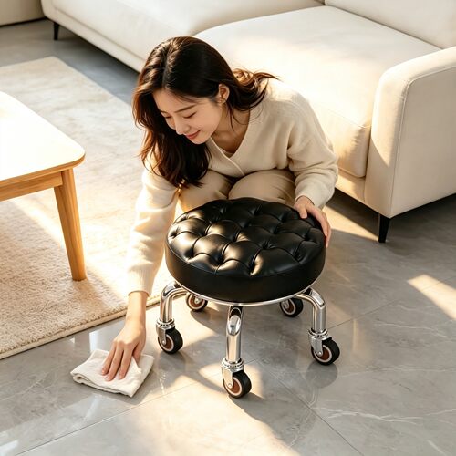 静音万向轮小凳子移动美缝凳椅子