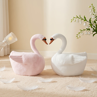 天鹅椅子坐骑玩偶凳儿童动物形凳