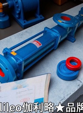 浓浆进口料斗电动螺杆自吸泵立式容积点胶多靖江品牌和g不锈钢泵