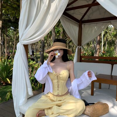 度假风穿搭套装女2026春季新款