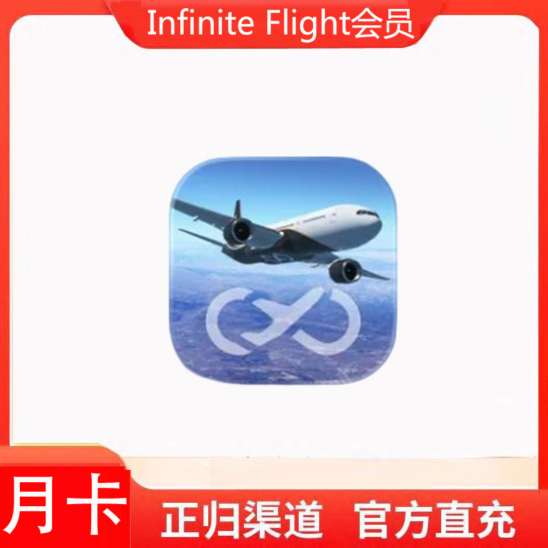 充值无限试飞Pro Infinite Flight 会员月卡年卡飞行 - 实物图