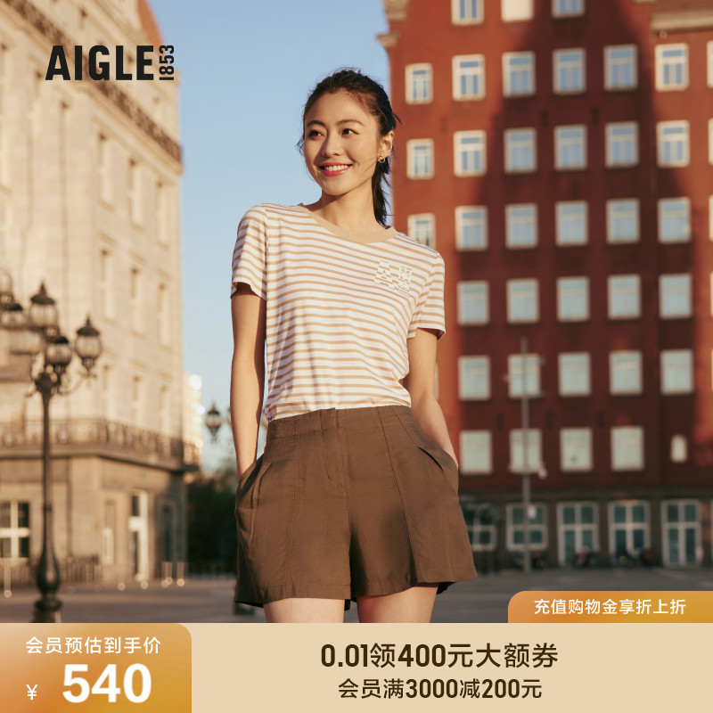 艾高短袖AIGLE女士春季