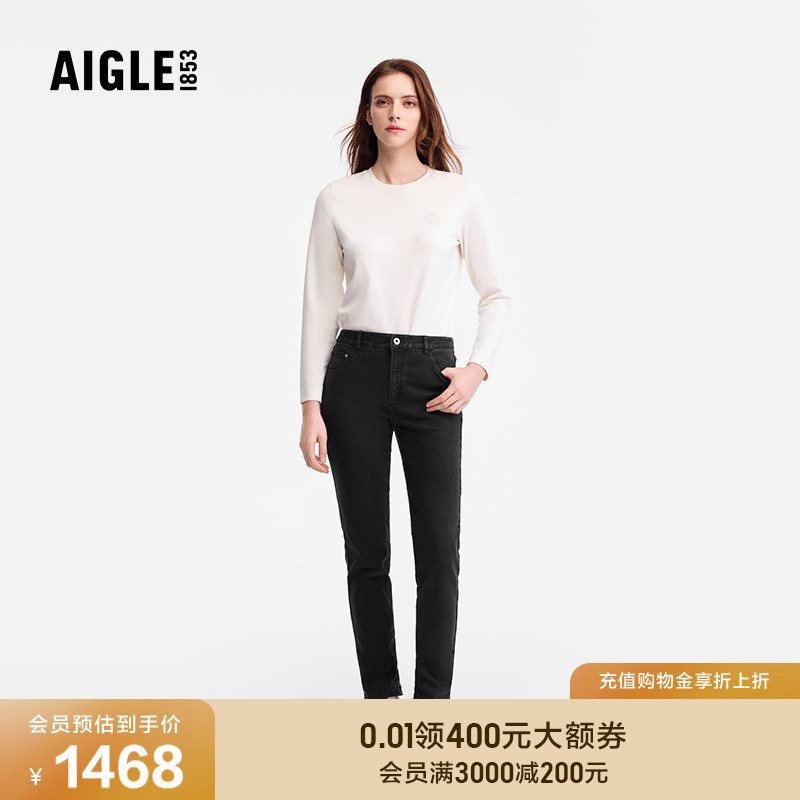 AIGLE艾高女士牛仔裤显瘦修身