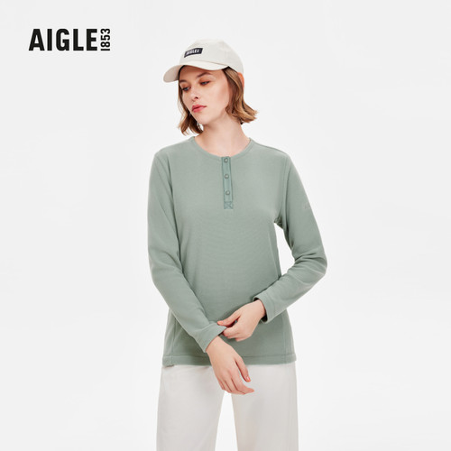 AIGLE艾高保暖舒适抓绒衣女士