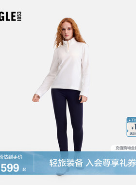 AIGLE艾高女士长裤Polartec保暖法式修身秋季裤子户外休闲裤BP23
