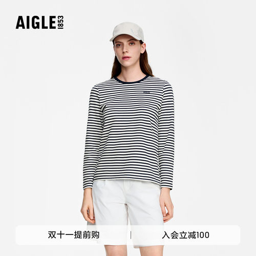AIGLE艾高女士长袖T恤上衣