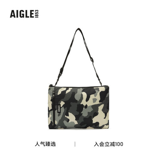 AIGLE艾高迷彩印花休闲包中性