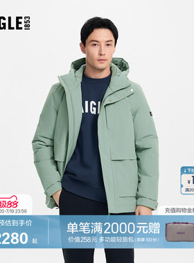AIGLE MTD随变系列艾高男士棉服法式棉外套秋冬季保暖棉袄BC92