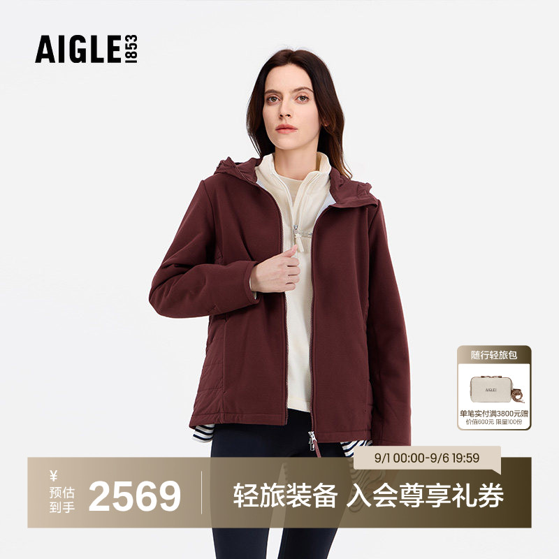 艾高女士外套抓绒衣防风透汽图片