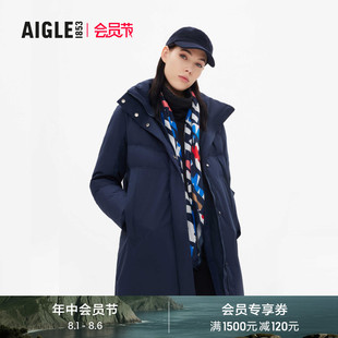 AIGLE艾高秋冬款 加厚羽絨服外套 INF防風(fēng)透汽保暖舒適時(shí)尚 女GTX