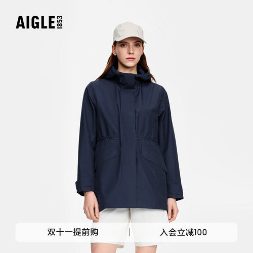 艾高女士外套防风防水透汽夹克