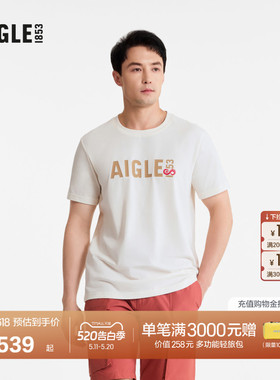 AIGLE艾高夏季抗菌速干短袖吸湿T恤内搭男士长袖内搭白色上衣AS88