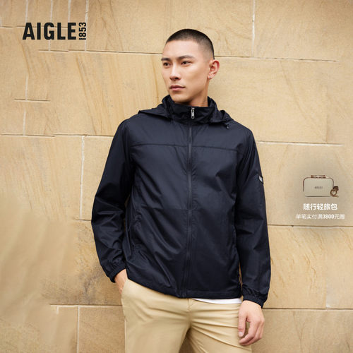 AIGLE艾高防泼水轻量夹克男士