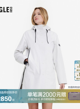AIGLE MTD随变系列艾高女士外套春秋季上衣户外中长款夹克AU43