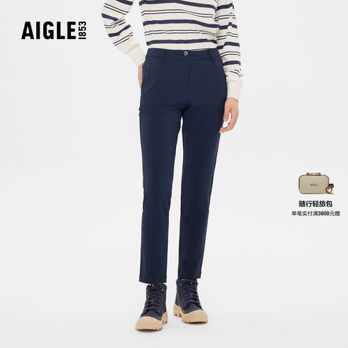 AIGLE艾高长裤防泼水女经典休闲