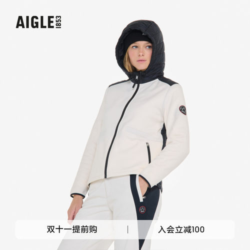 AIGLE艾高保暖抓绒衣女