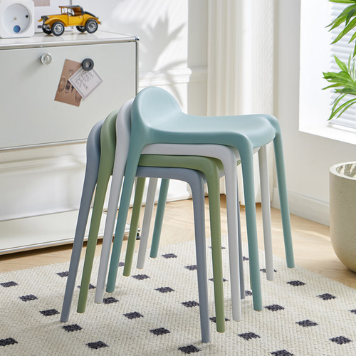 塑料椅子餐桌椅加厚家用